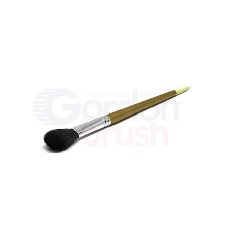 Gordon Brush Size 3/4 Dome Duster - Goat Hair Bristle, Wood Handle, PK12 0662-00075